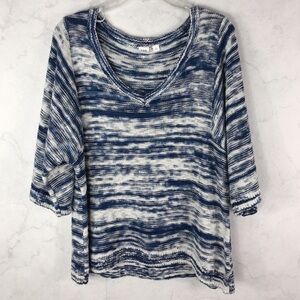 [Gap] Mesh V Neck Knit Sweater